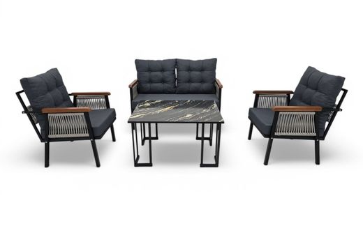 Mesa Metal Bahçe Oturma Takımı, 2+1...
